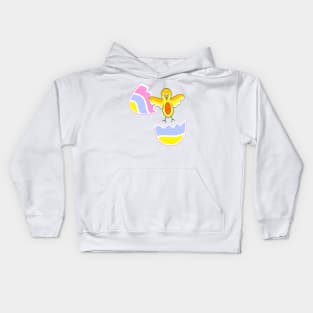 HAPPY Easter Bird - Happy Easter Art Kids Hoodie